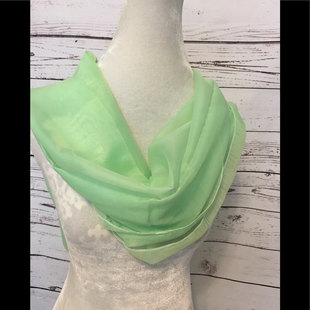 NWOT Lime Sherbert Scarf/Wrap